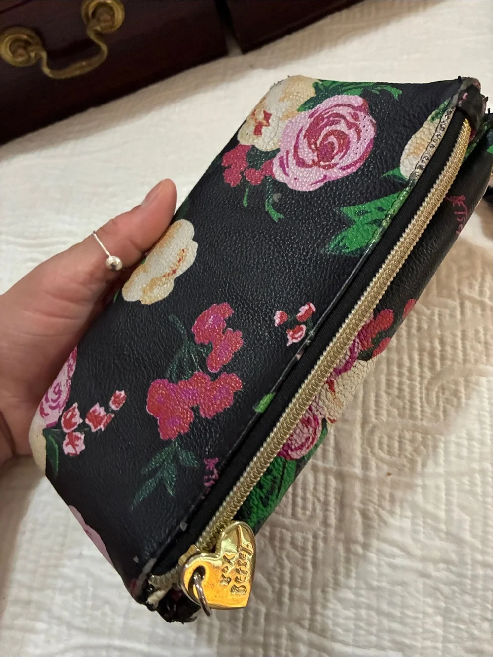 Betsey Johnson Floral Mini Backpack - Pink Multi